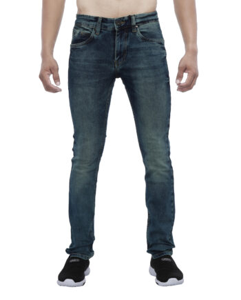 Stretchable Branded Dark blue jeans for men