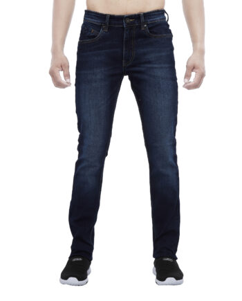 Stretchable Dark blue jeans for men