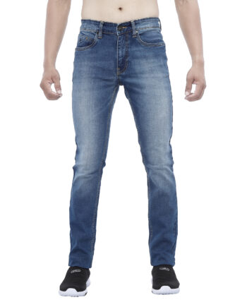 Stretchable branded blue jeans pant for men