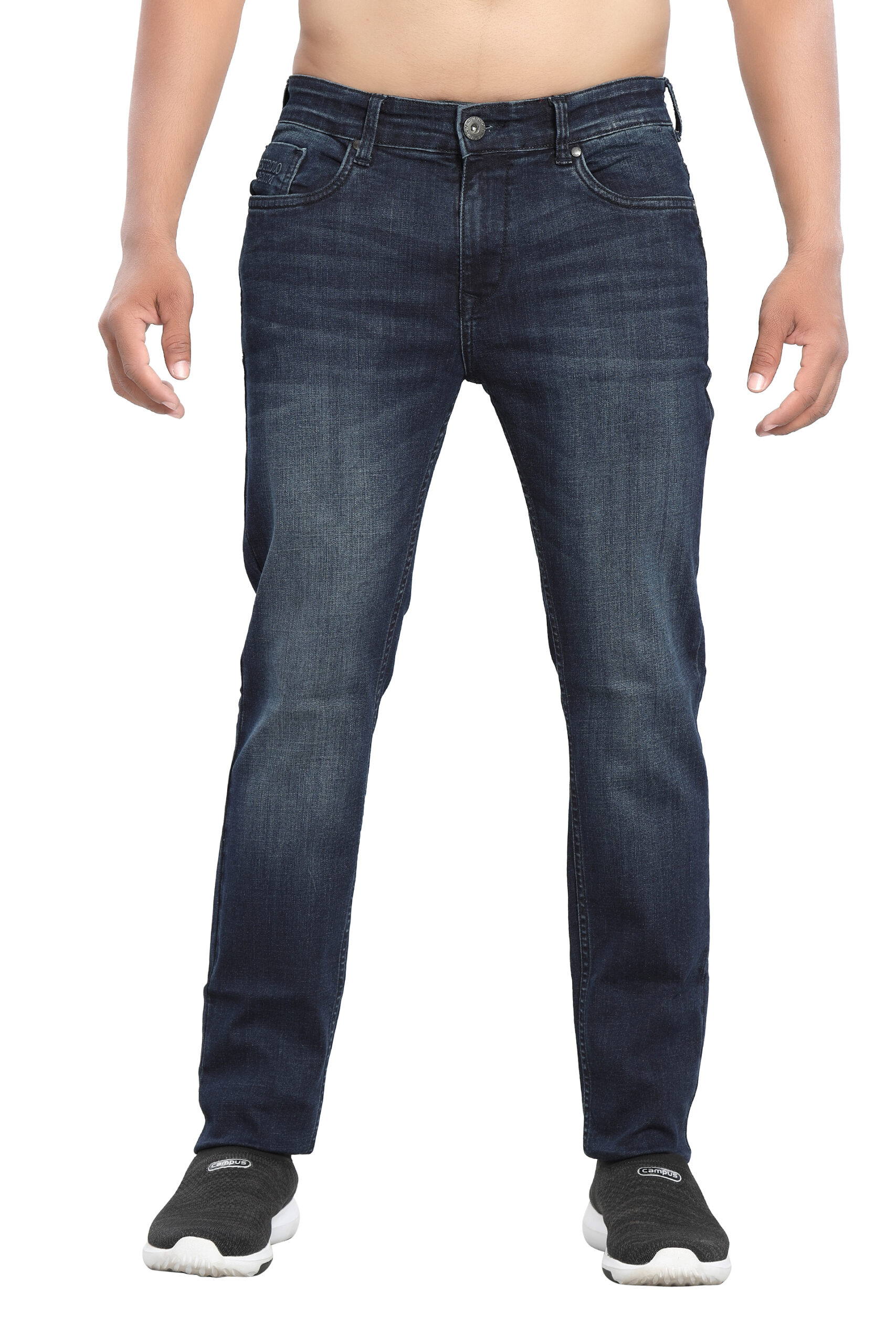 Estrolo, Buy Dark Blue Denim Jeans Pant For Men
