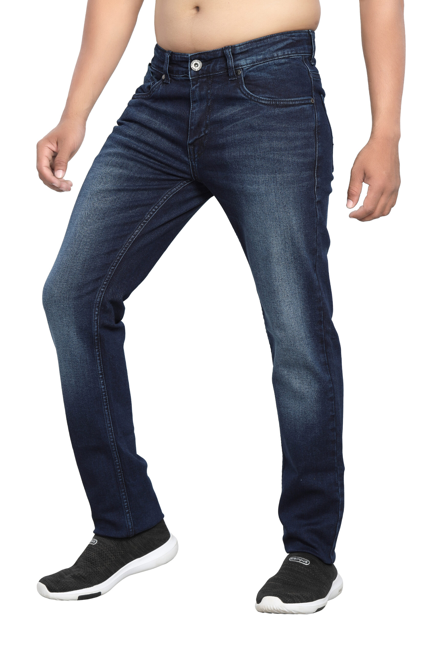Estrolo, Buy Dark Denim Blue Jeans For Men